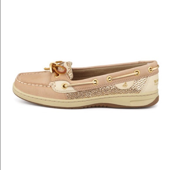 Sperry Shoes - Sperry Topsiders gold glitter angelfish boat shoe